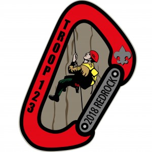 Climbing Adventure Embroidered Patch Design Idea