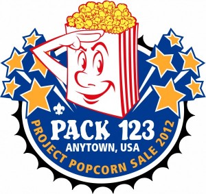 Project Popcorn Embroidered Patch Design Idea