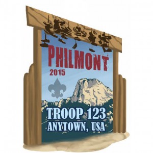 Philmont Shoes Embroidered Patch Design Idea