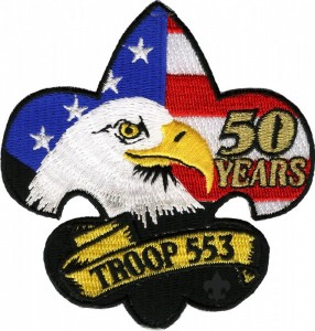 Proud Eagle Embroidered Patch Design Idea