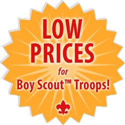 low prices for scout troop custom t-shirts medallion