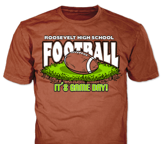 Football t-shirt design template