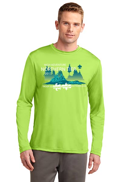Wicking Performance Northern Tier long sleeve T-shirt