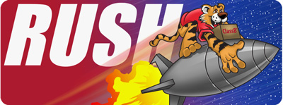 6 day rush service custom t-shirt turnaround