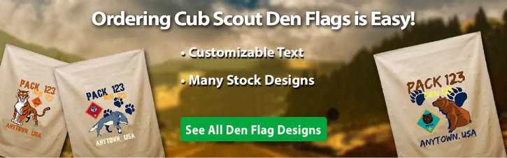 Cub Scout Den Flags Banner