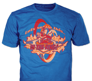 Wrestling t-shirt design template