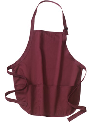 apron maroon