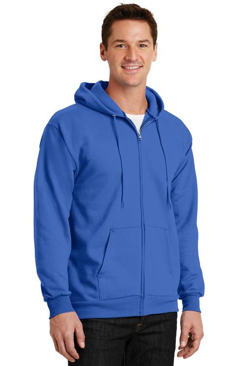 Zip Hooded Sweatshirt  50/50 9oz Mens