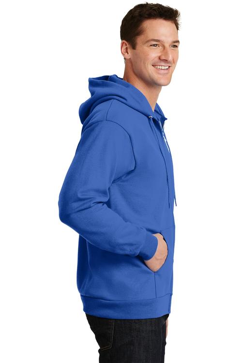 Zip Hooded Sweatshirt  50/50 9oz Mens