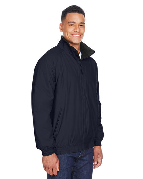 Fleece-Lined Nylon Jacket