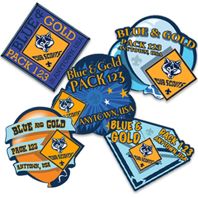 Custom cub scout Blue and Gold Banquet gear