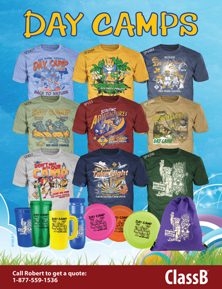 Scouting America council day camp custom cub scouts t-shirts and gear