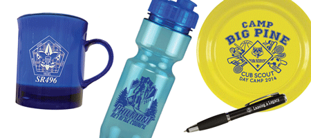 custom camp promotional product examples