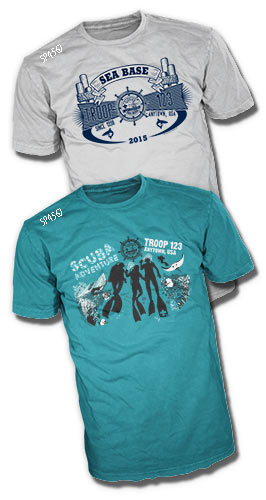 Custom scout Florida sea base t-shirt designs
