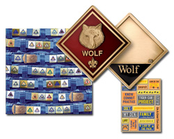 cub scout retail items like cub scout coins and cub scout scrapbooking