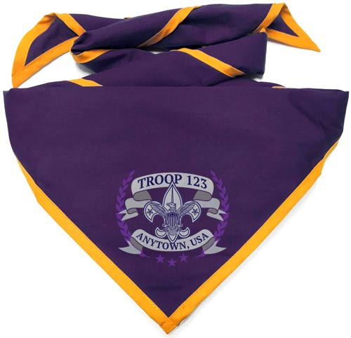 custom scout troop neckerchiefs