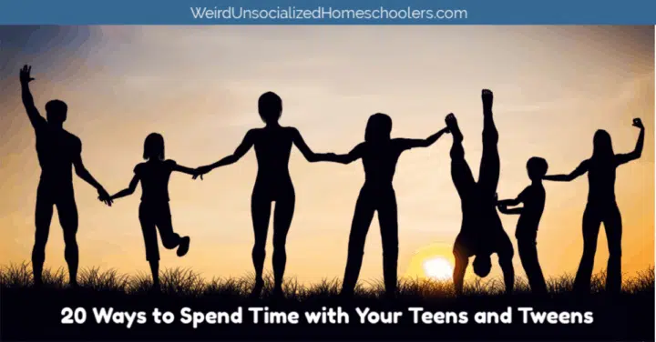 20 Ways to Spend Time with Your Teens and Tweens how to spend quality time with your teenager