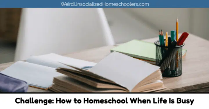 How to Homeschool When Life Is Busy How to Homeschool When Life Is Busy