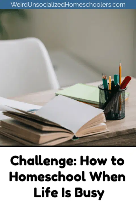 How to Homeschool When Life Is Busy How to Homeschool When Life Is Busy