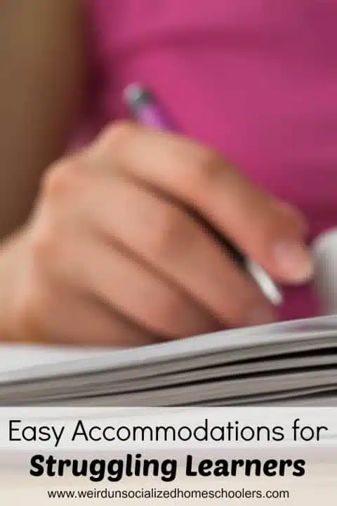 Easy Accommodations for Struggling Learners Easy Accommodations for Struggling Learners