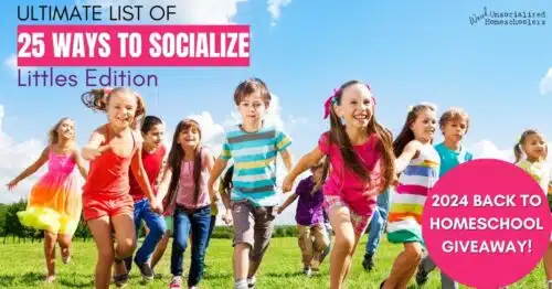 ways to socialize - children playing outside
