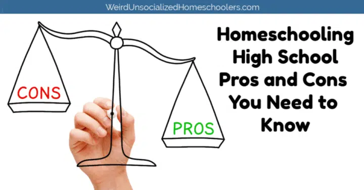 Homeschooling High School Pros and Cons You Need to Know Homeschooling High School Pros and Cons You Need to Know
