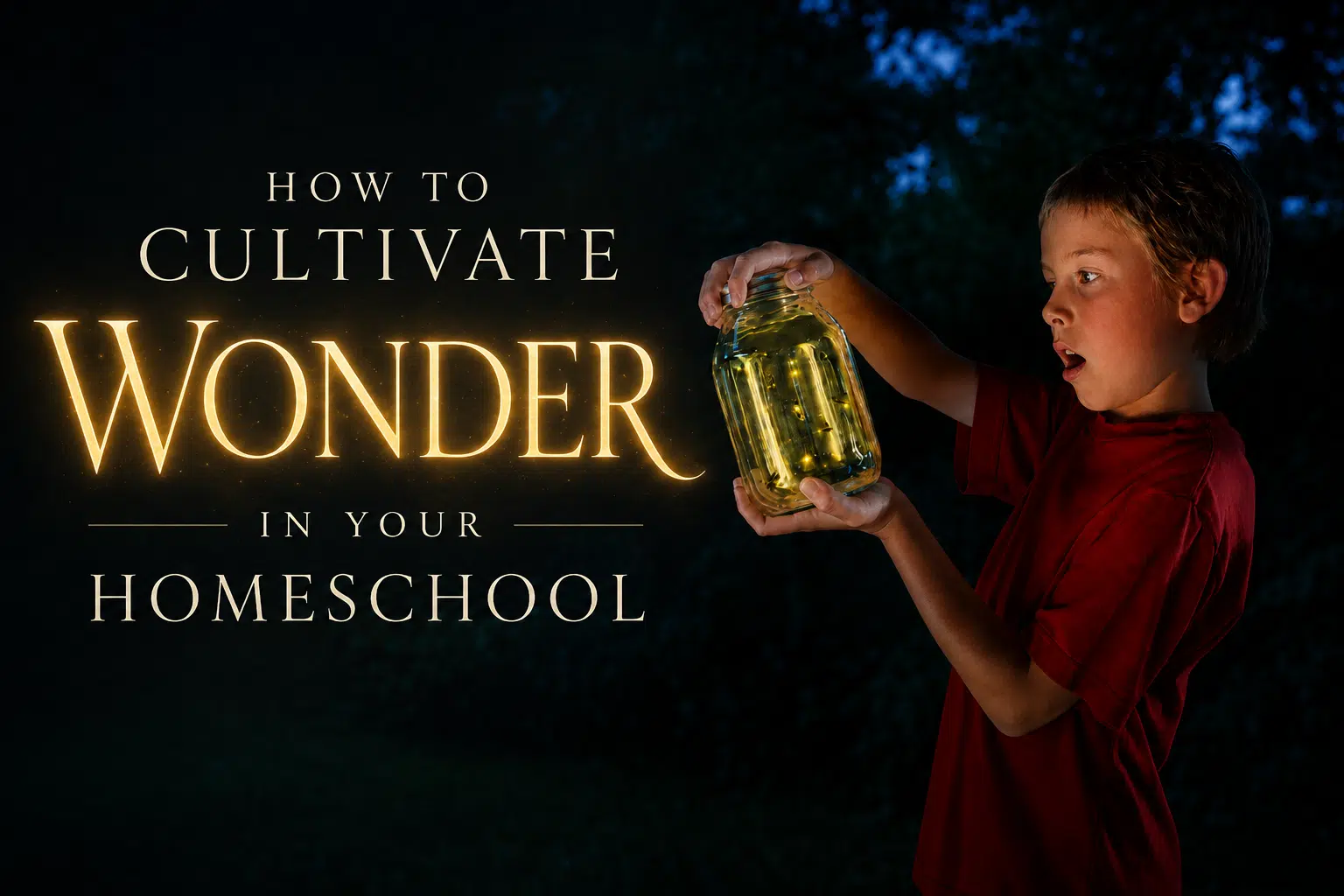 cultivate wonder in your homeschool