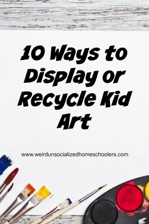 ways to display kid's art ways to display kid's art