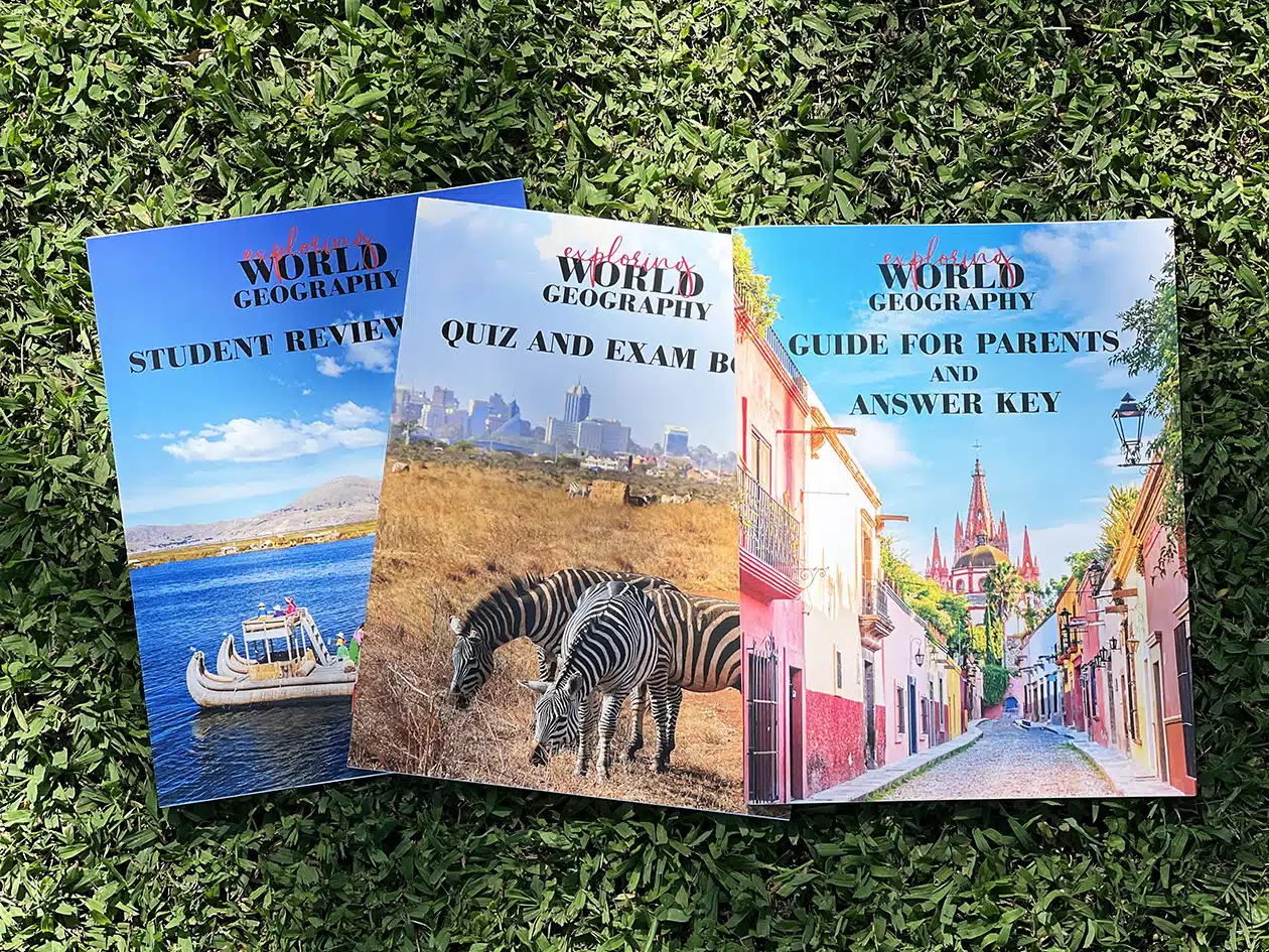 World Geography: Student Review, Quiz and Exam Book, Guide for Parents and Answer Key