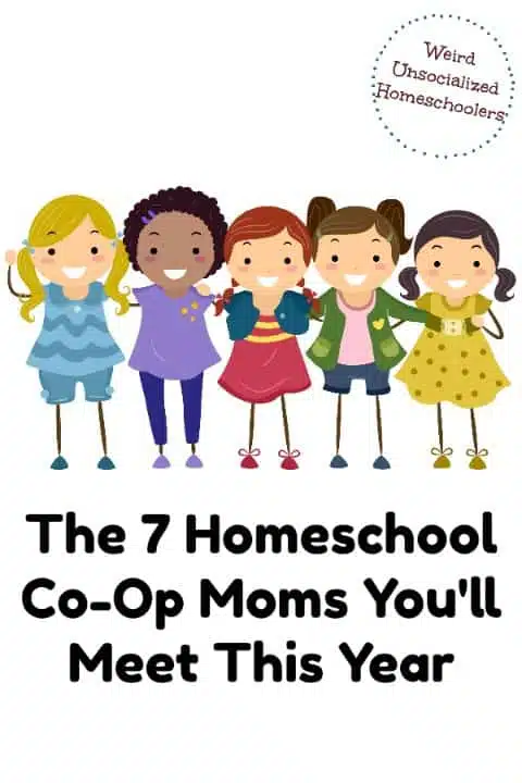 The 7 Homeschool Co-Op Moms You'll Meet This Year The 7 Homeschool Co-Op Moms You'll Meet This Year